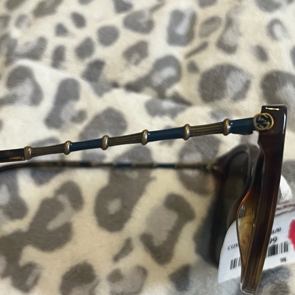 NWT Authentic Cat Eye Tortoise Shell Gucci Sunglasses - Picture 3 of 6